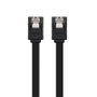 Nanocable Cable de Datos SATA III 6G con Anclajes, 0.5m, Negro